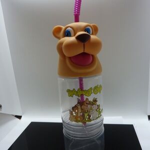 Rainforest Cafe DOG 3D Head Travel Cup Water Bottle Souvenir Drink/Snack